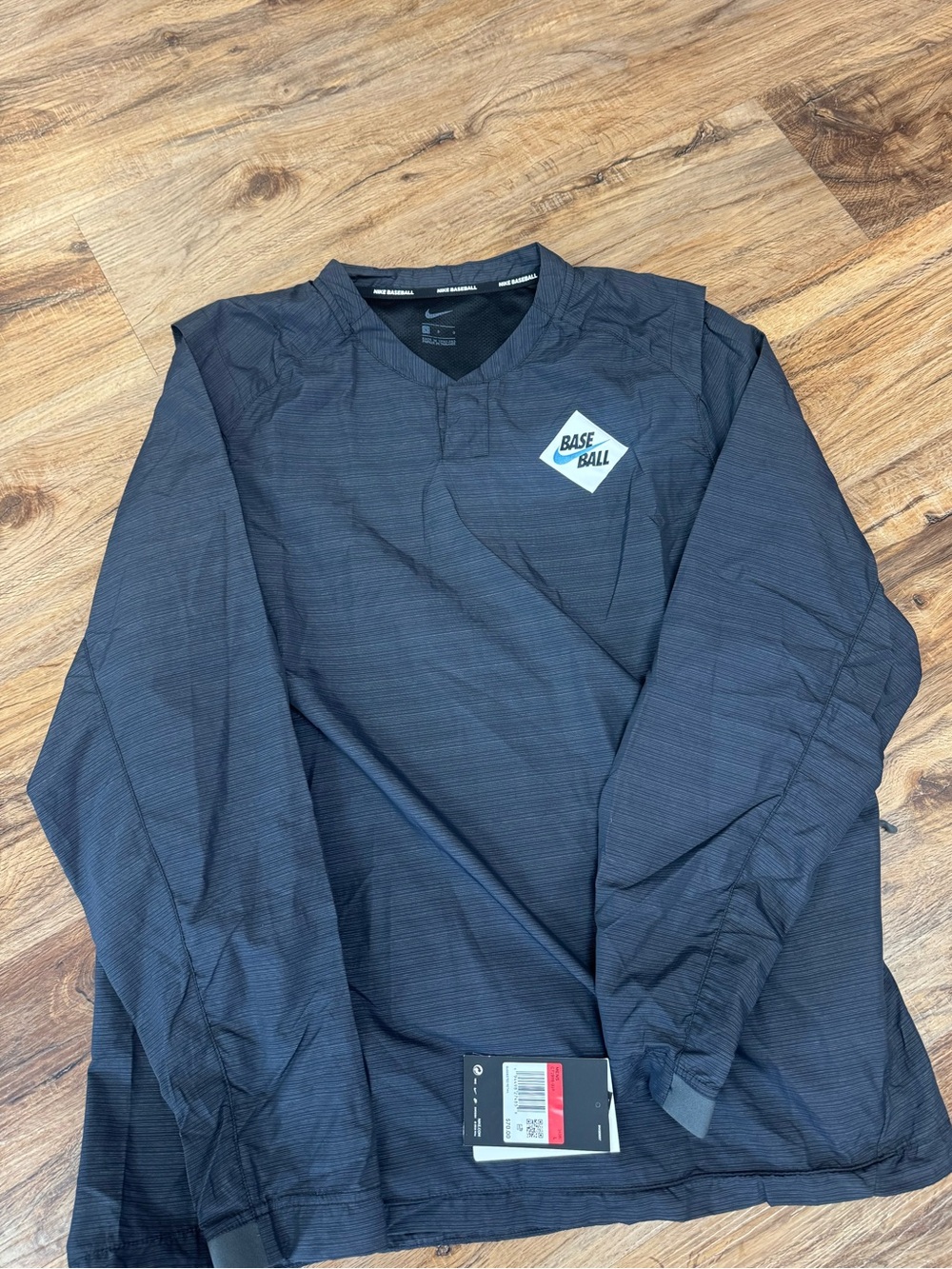 Nike Men's Dark Blue Baseball Pullover Windbreaker